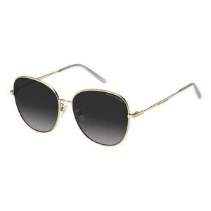 New MARC JACOBS Gold Square Marc 664/G/S HZJ 9O Sunglasses Women